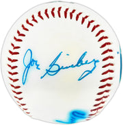 Joe Ginsberg & Virgil Trucks Autographed Official Tigers logo Baseball Detroit Tigers Beckett BAS QR #BU87226