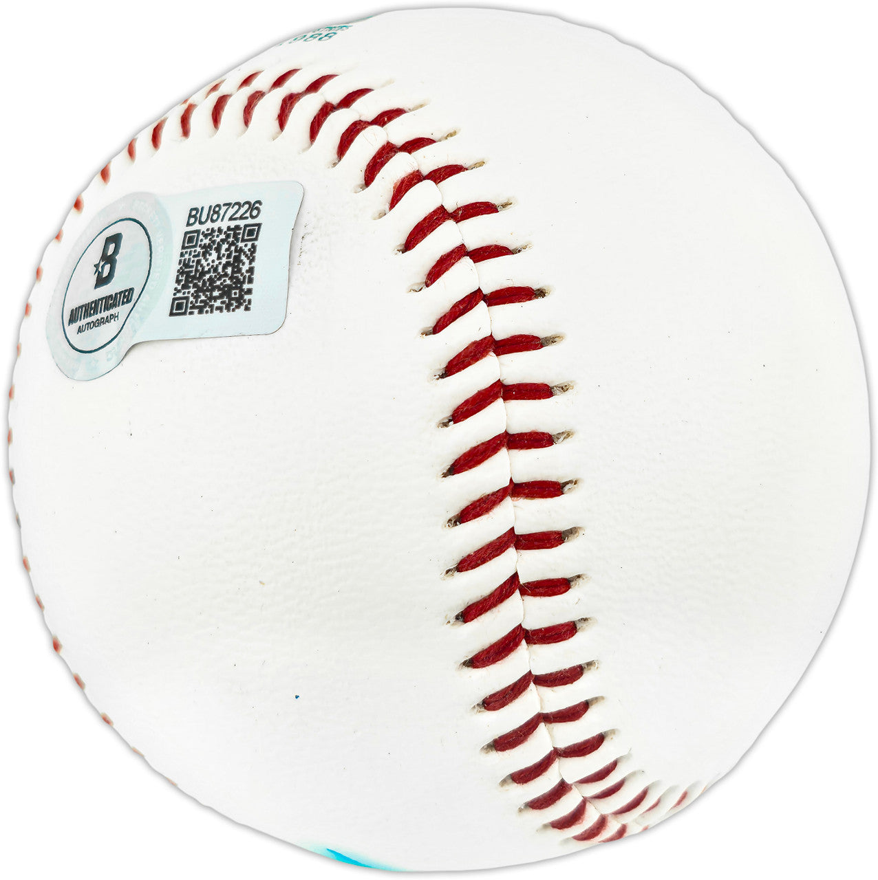 Joe Ginsberg & Virgil Trucks Autographed Official Tigers logo Baseball Detroit Tigers Beckett BAS QR #BU87226