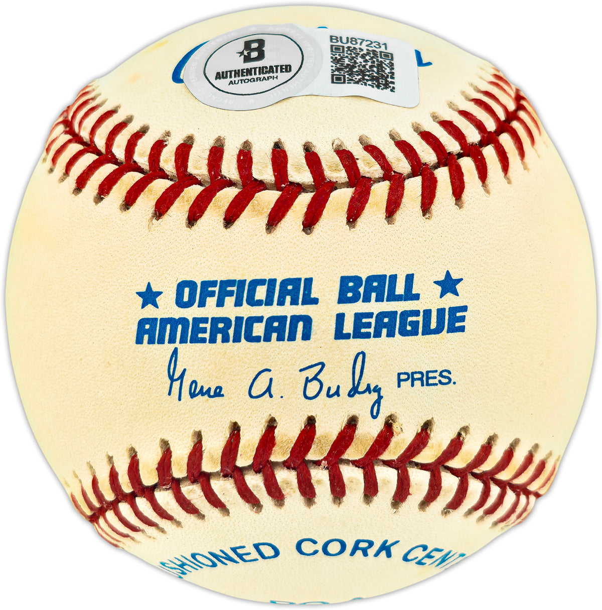 John Wetteland Autographed Official AL Baseball New York Yankees Beckett BAS QR #BU87231