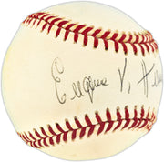 Gene Hermanski Autographed Official AL Baseball Brooklyn Dodgers Full Name Beckett BAS QR #BU86801