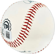 Carl Erskine Autographed Official Little League Baseball Brooklyn Dodgers Full Name Beckett BAS QR #BU86802
