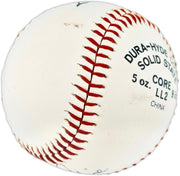 Carl Erskine Autographed Official Little League Baseball Brooklyn Dodgers Full Name Beckett BAS QR #BU86802