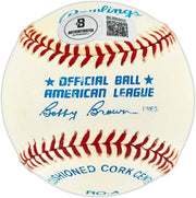 Clyde King Autographed Official AL Baseball Brooklyn Dodgers Full Name Beckett BAS QR #BU86803