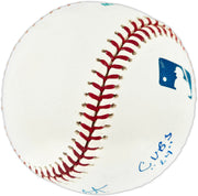 Dick Scott Autographed Official MLB Baseball Los Angeles Dodgers, Chicago Cubs "Dodgers '63, Cubs '64" Beckett BAS QR #BU86810