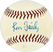 Ron Fairly Autographed Official deBeer Baseball Los Angeles Dodgers Beckett BAS QR #BU86815