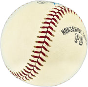 Ron Fairly Autographed Official deBeer Baseball Los Angeles Dodgers Beckett BAS QR #BU86815