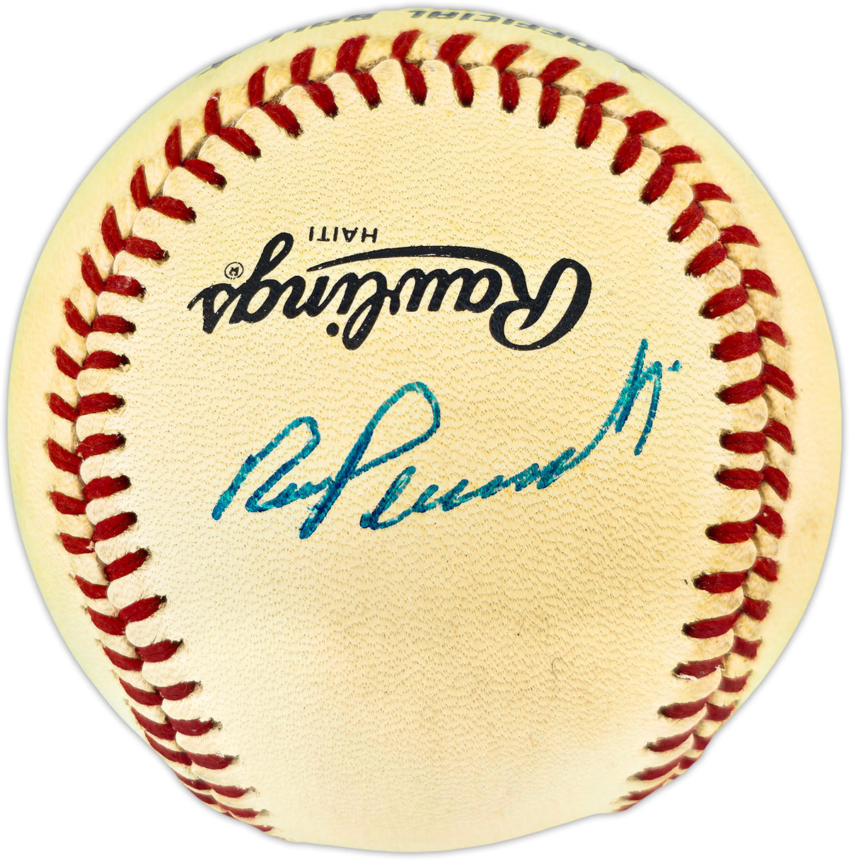 Ron Perranoski Autographed Official NL Baseball Los Angeles Dodgers Beckett BAS QR #BU86817