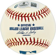 Ken McMullen Autographed Official MLB Baseball Los Angeles Dodgers Beckett BAS QR #BU87247