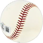 Ken McMullen Autographed Official MLB Baseball Los Angeles Dodgers Beckett BAS QR #BU87247
