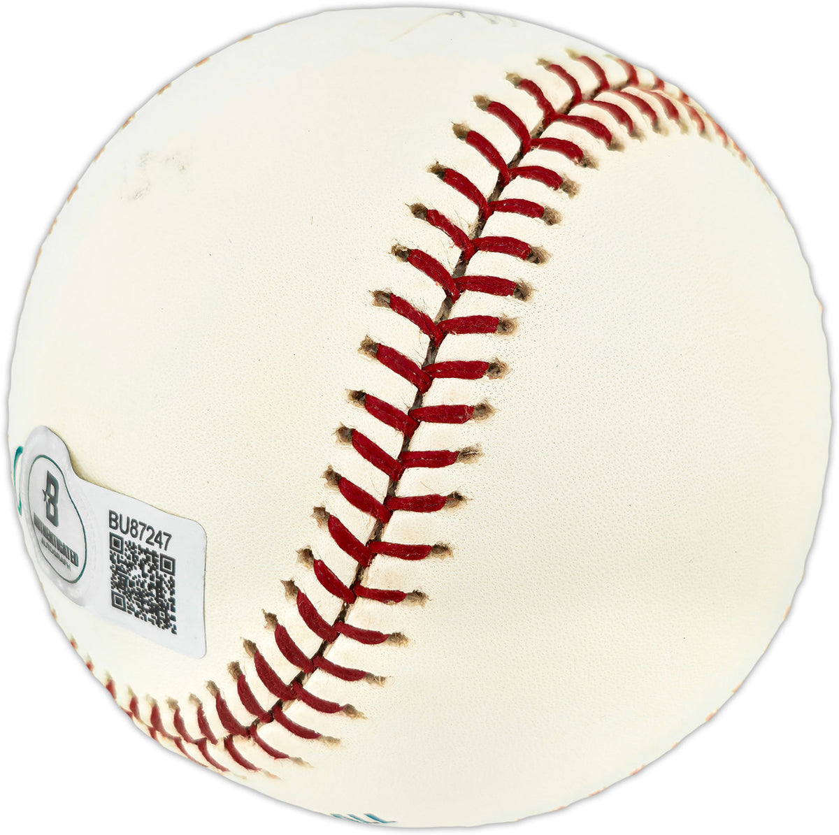 Ken McMullen Autographed Official MLB Baseball Los Angeles Dodgers Beckett BAS QR #BU87247