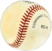 Mike Schmidt Autographed Official Feeney NL Baseball Philadelphia Phillies Beckett BAS QR #BU87255