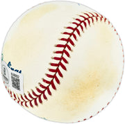 Mike McCormick Autographed Official MLB Baseball San Francisco Giants "Cy Young Giants 67" Beckett BAS QR #BU86832