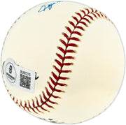 Spider Jorgensen Autographed Official NL Baseball Los Angeles Dodgers, San Francisco Giants Beckett BAS QR #BU87275