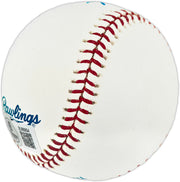 Al Spangler Autographed Official MLB Baseball Atlanta Braves, Chicago Cubs Beckett BAS QR #BU86854