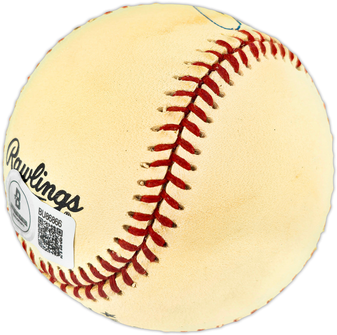 Carl Erskine Autographed Official NL Baseball Brooklyn Dodgers "#17" Beckett BAS QR #BU86866