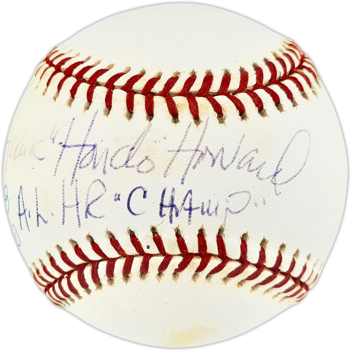 Frank "Hondo" Howard Autographed Official AL Baseball Washington Senators "68 & 70 AL HR Champ" Beckett BAS QR #BU86886