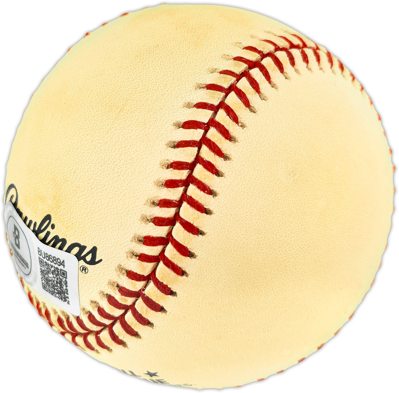 Don Zimmer Autographed Official NL Baseball Los Angeles Dodgers, New York Yankees Beckett BAS QR #BU86894
