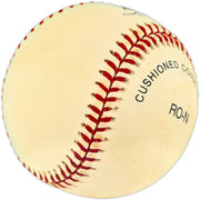Don Zimmer Autographed Official NL Baseball Los Angeles Dodgers, New York Yankees Beckett BAS QR #BU86894