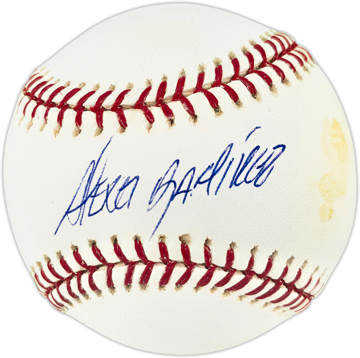 Alexei Ramirez Autographed Official MLB Baseball Chicago White Sox Beckett BAS QR #BU86895