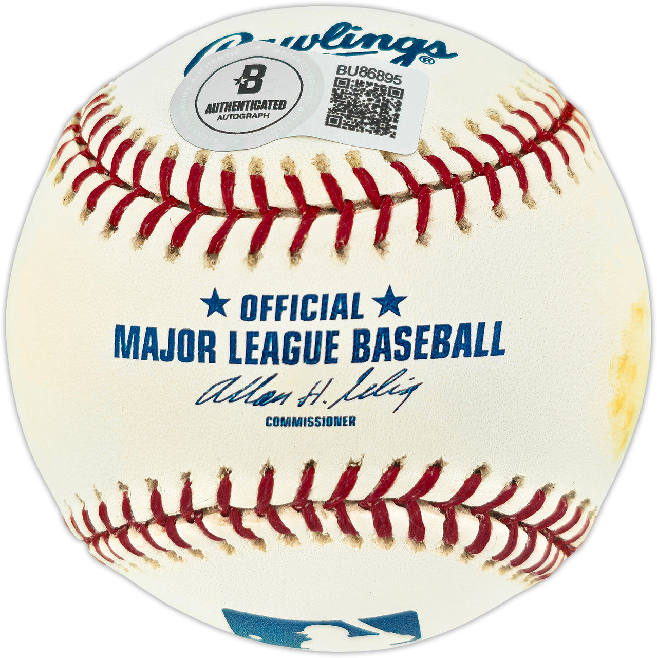 Alexei Ramirez Autographed Official MLB Baseball Chicago White Sox Beckett BAS QR #BU86895