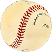 Fergie Jenkins Autographed Official NL Baseball Chicago Cubs "#31 HOF 91" Beckett BAS QR #BU86897