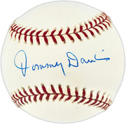 Tommy Davis Autographed Official MLB Baseball Los Angeles Dodgers Beckett BAS QR #BU86904