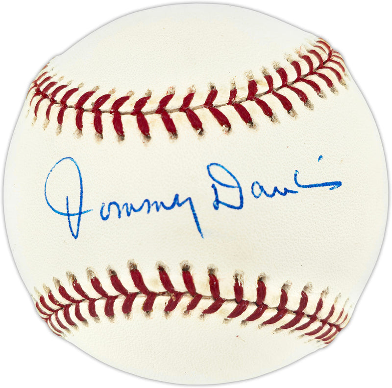 Tommy Davis Autographed Official MLB Baseball Los Angeles Dodgers Beckett BAS QR #BU86904