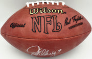 John Elway Autographed Denver Broncos Full Size Official NFL Leather Helmet Beckett BAS QR #BU86711