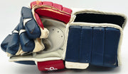 Wayne Gretzky Autographed Blue & Red Hespeler Hockey Glove New York Rangers "1999" Beckett BAS #AE49022