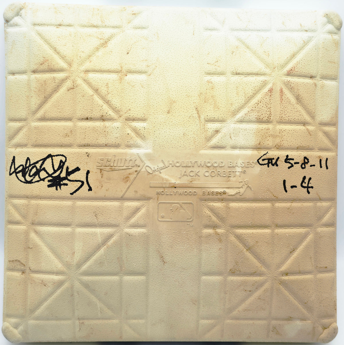 Ichiro Suzuki Autographed Game Used MLB Mother's Day 2nd Base Seattle Mariners "GU 5-8-11, 1-4, #51" Beckett Witness & MLB Holo #FJ624145