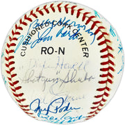 Brooklyn Dodger Greats Autographed Official NL Baseball With 28 Signatures Including Billy Herman Beckett BAS #AE49194