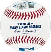 Dwight "Doc" Gooden Autographed Official Statball MLB Baseball New York Mets Beckett BAS Witness #2W442648