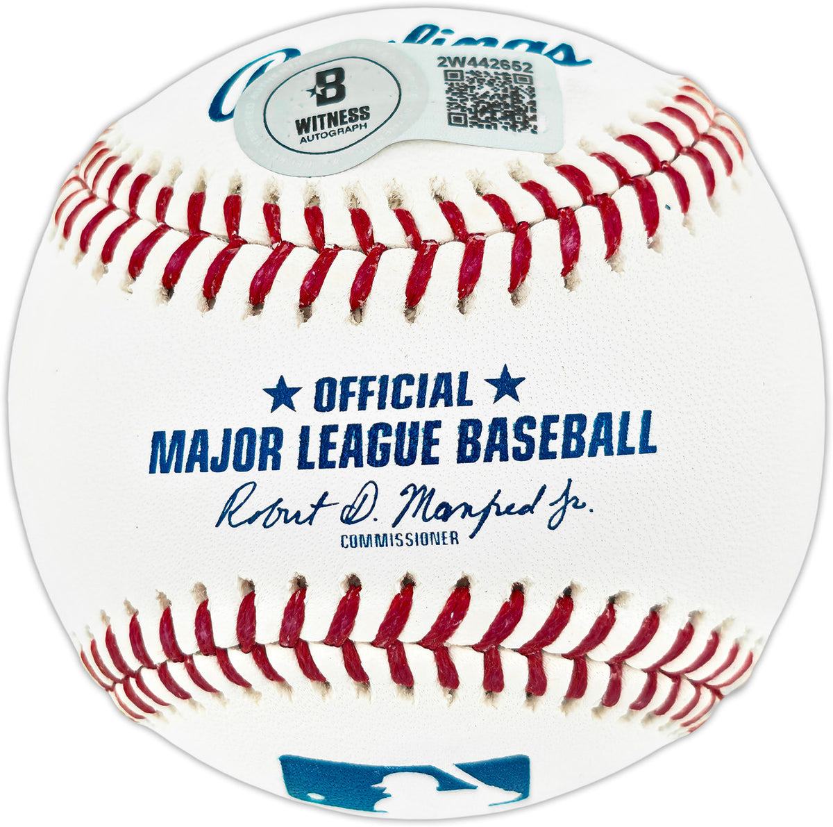 Dwight "Doc" Gooden Autographed Official Statball MLB Baseball New York Mets Beckett BAS Witness #2W442652