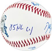 Dwight "Doc" Gooden Autographed Official Statball MLB Baseball New York Mets Beckett BAS Witness #2W442678
