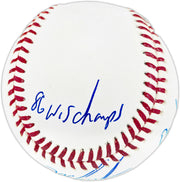 Dwight "Doc" Gooden Autographed Official Statball MLB Baseball New York Mets Beckett BAS Witness #2W442678