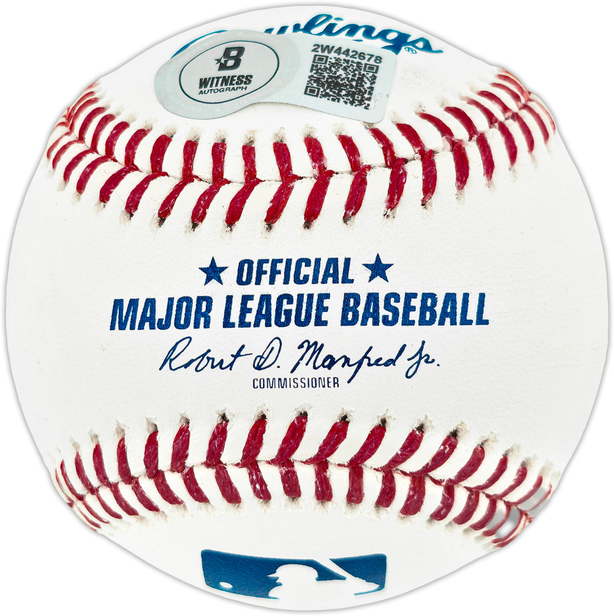 Dwight "Doc" Gooden Autographed Official Statball MLB Baseball New York Mets Beckett BAS Witness #2W442678