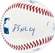 Dwight "Doc" Gooden Autographed Official Statball MLB Baseball New York Mets Beckett BAS Witness #2W442672