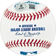 Dwight "Doc" Gooden Autographed Official Statball MLB Baseball New York Mets Beckett BAS Witness #2W442672