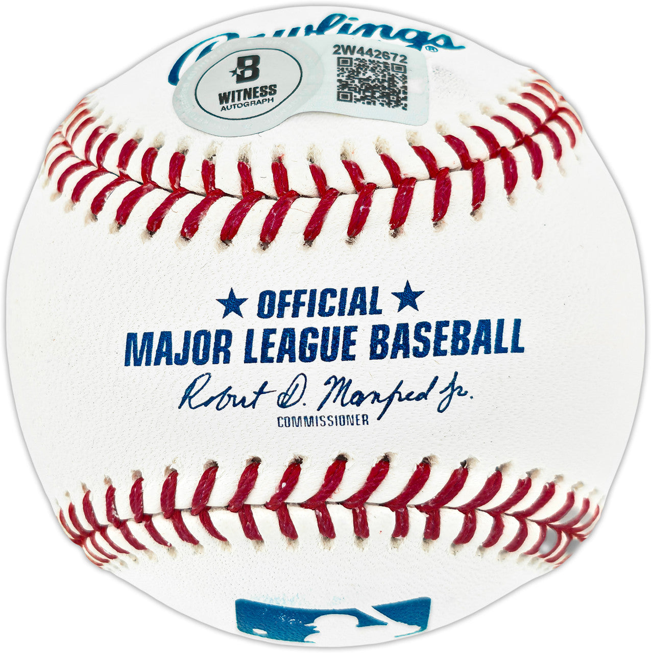 Dwight "Doc" Gooden Autographed Official Statball MLB Baseball New York Mets Beckett BAS Witness #2W442672