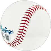 Orlando Cepeda Autographed Official Baseball San Francisco Giants Beckett BAS QR #BR50535