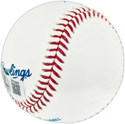 Dave Concepcion Autographed Official MLB Baseball Cincinnati Reds "75-76 WSC" (Smudged) Beckett BAS QR #BR50666