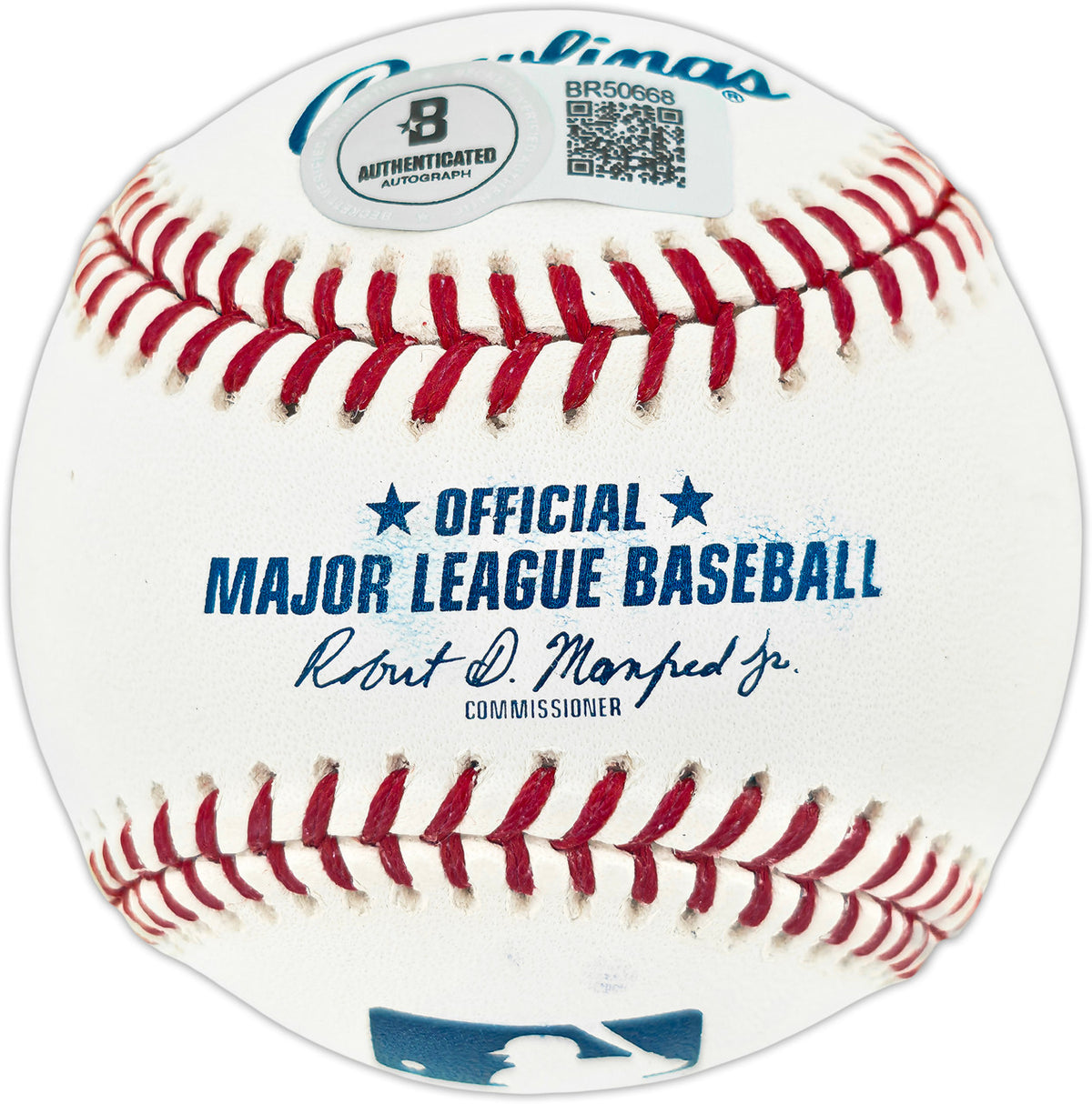 Dave Concepcion Autographed Official MLB Baseball Cincinnati Reds "75-76 WSC" (Smudged) Beckett BAS QR #BR50668