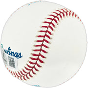 Dave Concepcion Autographed Official MLB Baseball Cincinnati Reds "75-76 WSC" (Smudged) Beckett BAS QR #BR50668