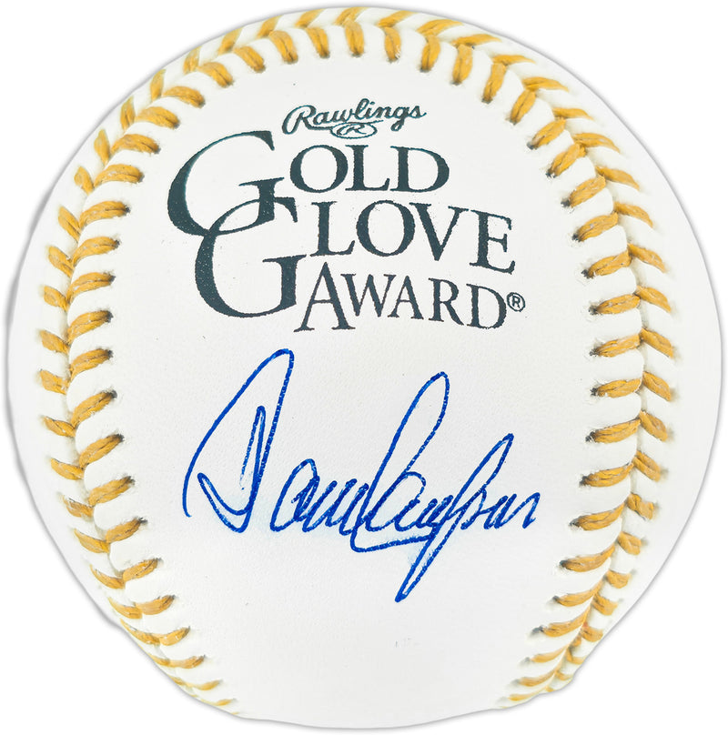 Dave Concepcion Autographed Official Rawlings Gold Glove Baseball Cincinnati Reds Beckett BAS QR #BR50521