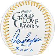 Dave Concepcion Autographed Official Rawlings Gold Glove Baseball Cincinnati Reds "5x GG" Beckett BAS QR #BR50811