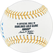Dave Concepcion Autographed Official Rawlings Gold Glove Baseball Cincinnati Reds "5x GG" Beckett BAS QR #BR50811