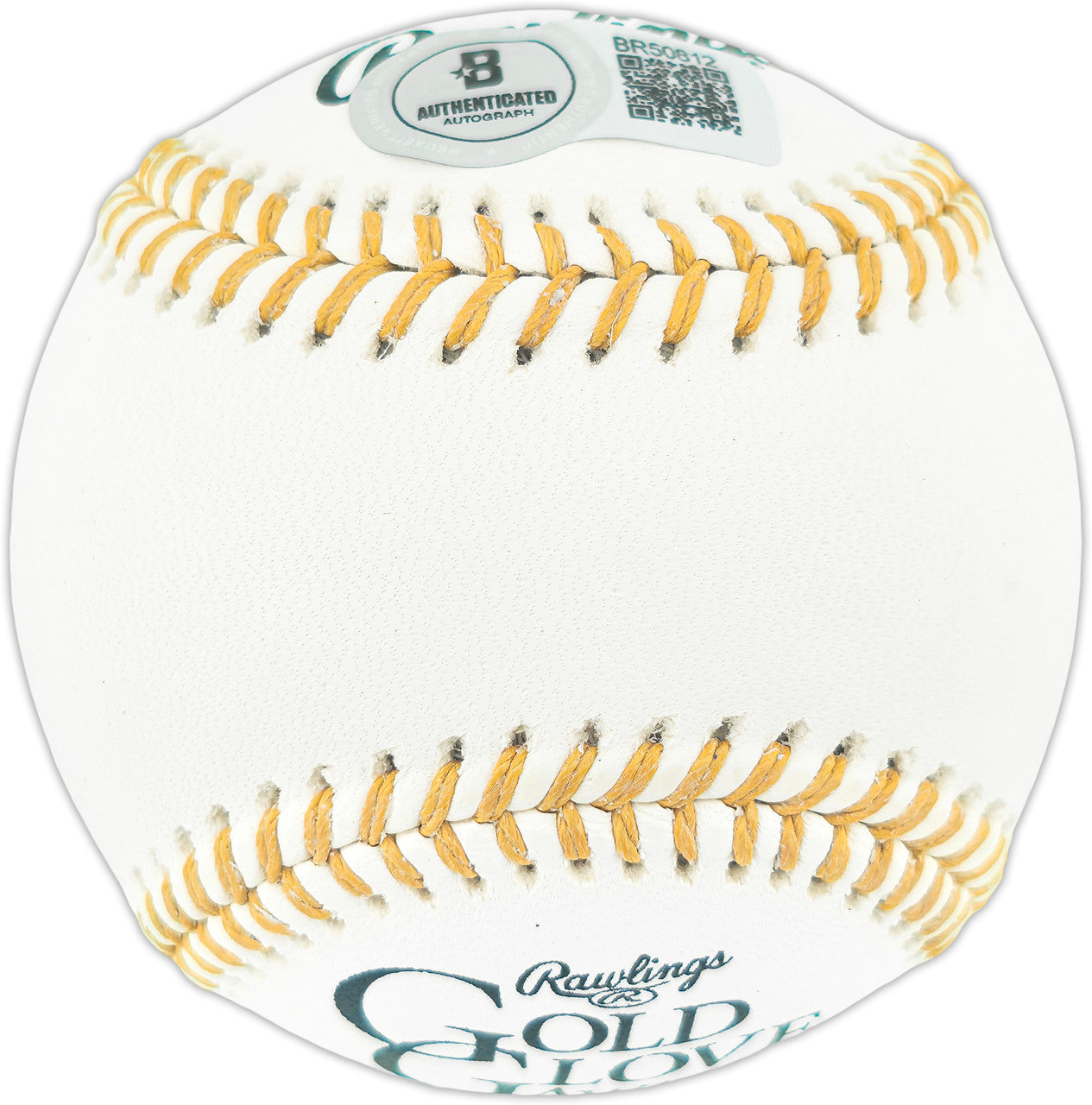 Dave Concepcion Autographed Official Rawlings Gold Glove Baseball Cincinnati Reds "5X GG" (Smudged) Beckett BAS QR #BR50812