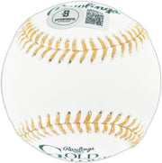 Dave Concepcion Autographed Official Rawlings Gold Glove Baseball Cincinnati Reds "5X GG" (Smudged) Beckett BAS QR #BR50813