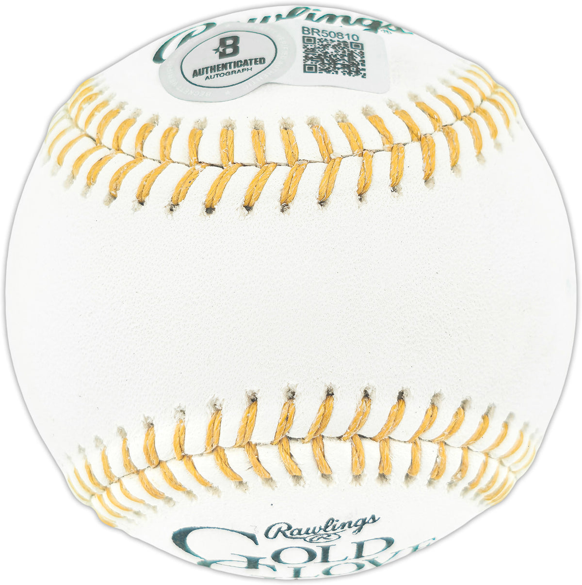 Dave Concepcion Autographed Official Rawlings Gold Glove Baseball Cincinnati Reds "5x GG" (Smudged) Beckett BAS QR #BR50810