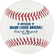 Ted Simmons Autographed Official Hall of Fame Logo Baseball St. Louis Cardinals (Smudged) Beckett BAS Witness #3W397920